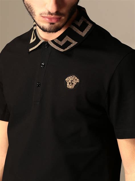 versace polo shirt free shipping|Versace men's polo shirt sale.